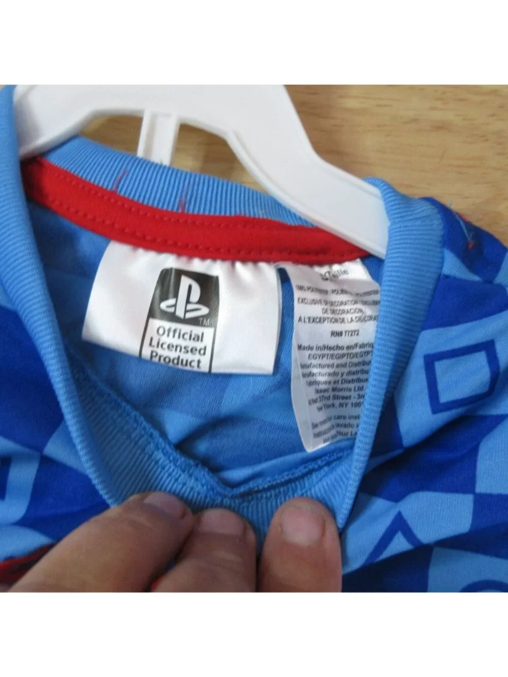 Sony Playstation Logo 3 Piece Set Child 5/6 Shirt Tank Top Shorts Isaac Morris